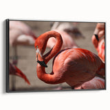 Black and white framed canvas of a Yucatan landscape, ideal for bedroom wall decor.