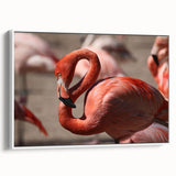 Vintage poster art of Yucatan, Mexico on framed canvas, featuring vivid colors on a black background.