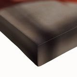 Black and white landscape art of Yucatan on stretched canvas, ideal for bedroom wall decor.