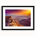 Extra large wall art featuring abstract, textured art prints of a Middle Eastern scenery in vibrant colors.