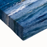 Black and white landscape art painting of a Middle Eastern desert scene on stretched canvas, ideal for bedroom wall decor.