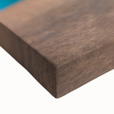 Black and white landscape art painting of Bora Bora on stretched canvas, suitable for bedroom wall decor.