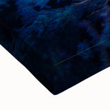 Large art depicting a black and white landscape of Micronesia on stretched canvas, ideal for bedroom wall decor.