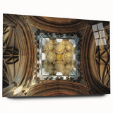 Large abstract wall art of Canterbury, New Zealand, in muted earth tones on acrylic glass.