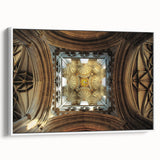 Framed canvas of a vintage-style New Zealand Canterbury landscape, featuring black and muted gray tones.