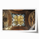 Extra large rolled print of a Canterbury, New Zealand scenery with lush greens and floral elements.