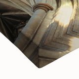 Black and white landscape art painting of Canterbury, New Zealand on stretched canvas, ideal for bedroom wall decor.