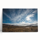Black and white stretched canvas of Otago, New Zealand scenery, ideal for kitchen wall art or bedroom ambiance.