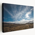 New Zealand Otago landscape on large stretched canvas featuring muted earth tones, ideal for kitchen wall art.