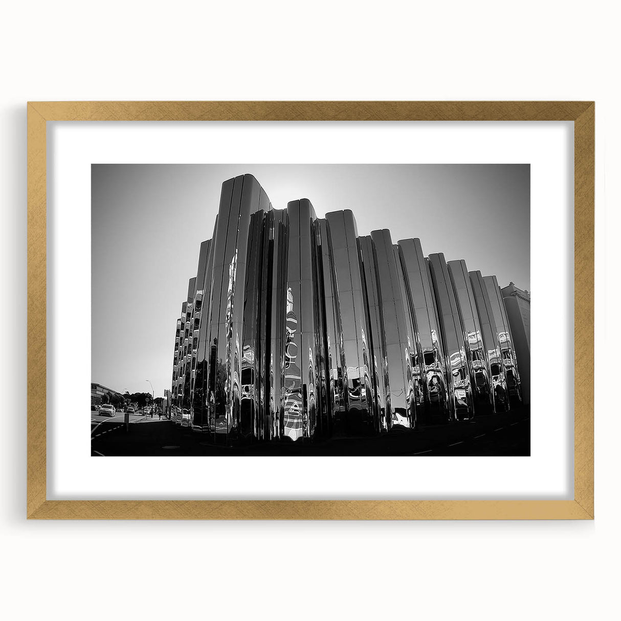 Extra large abstract art print of Taranaki, New Zealand in textured style with muted earth tones on a framed canvas.
