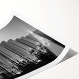 Extra large rolled print of Taranaki, New Zealand, featuring vibrant green landscapes and floral elements.