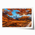 Rolled print of a vibrant, floral landscape in Argentina, ideal for art wall dining room.