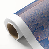 Art Deco style poster of a serene Bolivian landscape on rolled canvas, suitable for nursery wall art or dining room decor.