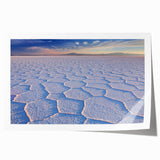 Extra large rolled print of a Bolivian landscape with vibrant green and earth tones, suitable for dining room wall art.