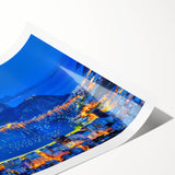 Extra large wall art featuring line art flowers in soft pastel colors, rolled print, ideal for large living room decor.