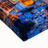 Large art canvas featuring a black and white landscape of a Brazilian scenery, ideal for bedroom wall decor.