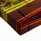 Large black and white landscape art painting of Santiago, Chile on stretched canvas, ideal for bedroom wall decor.