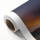 Art deco poster of Galapagos scenery with pastel shades on rolled canvas, ideal for nursery wall art.