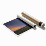 Extra large rolled print featuring a lush floral scene in vibrant greens and reds.