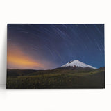 Black and white stretched canvas of Galapagos scenery, ideal for kitchen wall art or bedroom ambiance.