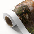 Art deco poster of a vibrant Venezuelan landscape on rolled canvas, perfect for nursery wall art.