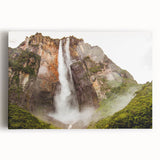Large black and white acrylic print of Venezuelan scenery, ideal for kitchen wall art.