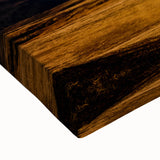 Black and white landscape art painting of Denali, Alaska on stretched canvas, ideal for bedroom wall art.