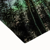 Black and white landscape art painting of Alaskan mountains on large stretched canvas, suitable for bedroom wall decor.