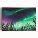 Black and white stretched canvas of Alaskan scenery, ideal for kitchen wall art.