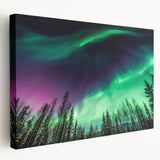 Scenic Alaska landscape on large stretched canvas featuring cool hues of blue and white, ideal for kitchen wall art.