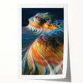 Rolled print of Coyote Buttes in Arizona, featuring earth-toned rock formations, ideal for art wall dining room.