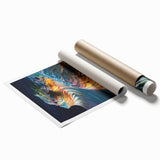 Extra large rolled print of Coyote Buttes in Arizona, displaying orange and red rock formations.