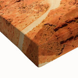 Black and white landscape art painting of Monument Valley on stretched canvas, ideal for bedroom wall art.