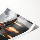 Extra large wall art featuring line art flowers in muted colors on a rolled canvas, suited for large living room decor.