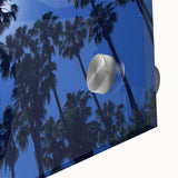 Acrylic print of a large abstract depiction of Beverly Hills in muted earth tones, ideal for dining room art.