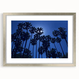 Textured art print of abstract Beverly Hills scenery in muted earth tones on a framed canvas, suitable for bedroom decor.