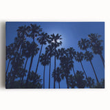 Black and white stretched canvas of Beverly Hills scenery, ideal for kitchen art.
