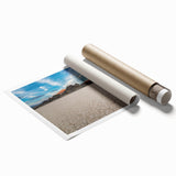 Extra large rolled print of Death Valley scenery with muted earth tones, ideal for classy bathroom wall art.