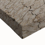 Black and white large art of Death Valley landscape on stretched canvas, suitable for bedroom wall decor.