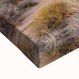 Black and white landscape art painting of Joshua Tree on large stretched canvas, ideal for bedroom wall decor.