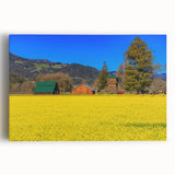 Black and white stretched canvas featuring a panoramic view of Napa Valley, ideal for kitchen wall art.