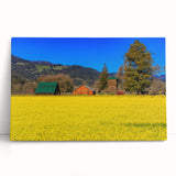 Black and white stretched canvas of Napa Valley landscape, ideal for kitchen wall art or bedroom ambiance.