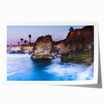 Extra large rolled print of San Diego scenery in muted earth tones, ideal for art wall dining room.