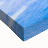 Black and white landscape art painting of San Diego on large stretched canvas, suited for bedroom decor.