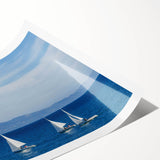 Extra large wall art featuring line art flowers in soft pastel shades on a rolled print, ideal for large living room decor.