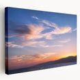 Large canvas art of Santa Monica Pier in muted evening colors, suitable for kitchen wall decor.
