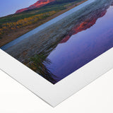 Art deco poster of Vail, Colorado with muted earth tones on rolled canvas, suitable for dining room wall art.