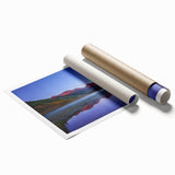 Extra large rolled print of Vail, Colorado scenery with vibrant green and floral elements.