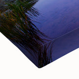 Large art depicting a black and white landscape of Vail, Colorado on stretched canvas, suitable for bedroom wall decor.