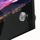 Large abstract wall art featuring Colorado Springs in muted earth tones on acrylic glass, ideal for dining room ambiance.